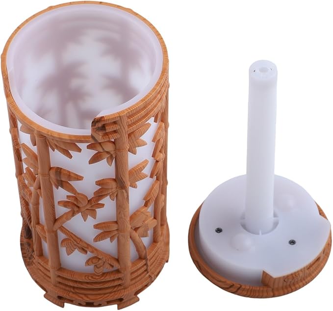 Aroma Diffuser And USB Humidifier With Dual Mist Modes And Soothing Night Light, Portable Size For Use At Home Or (A)