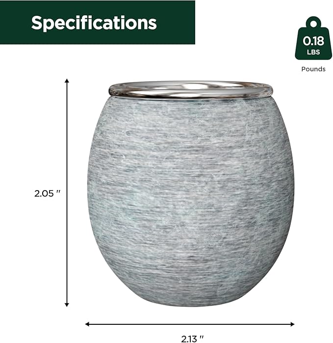 Northwood Sauna - Sauna Aromatherapy Stone Cup - Essential Oil Diffuser - Natural Rock with Stainless Steel Bowl