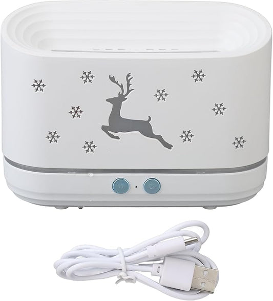 Air Diffuser Humidifier, Large Capacity 300ML, Pattern Spray with Dual Mist Modes, Quiet Diffuser for Home Decor, ABS Material, 5V 2A
