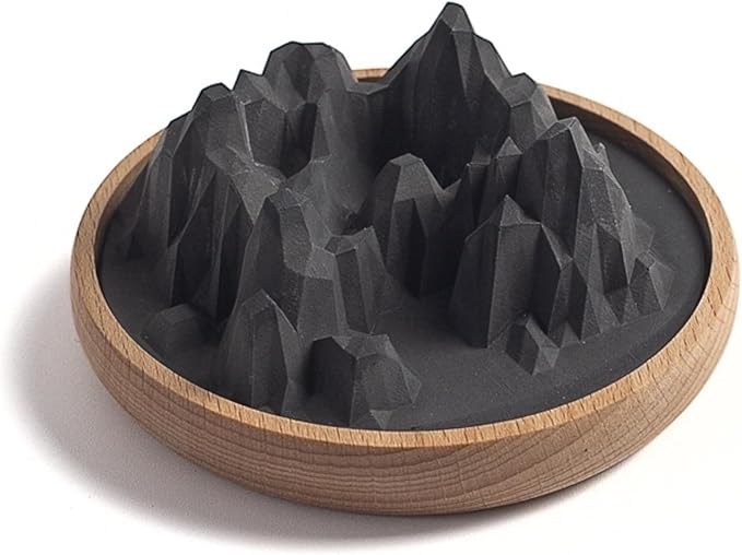 Mountain Peaks Passive Aroma Diffuser – Modern Home Décor & Essential Oil Diffuser (Onyx)