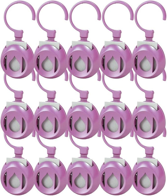Aromapod Natural Airflow Personal Essential Oil Diffuser with 15 Aromapods & 30 Unscented Refill Pads for Bedroom - Bathroom - Kitchen - Home - Office - Travel (Lavender)
