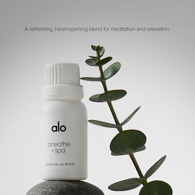 ALO Essential Oil | Breathe & Spa | Laurel Leaf, Ravintsara, Eucalyptus, Peppermint, Tea Tree