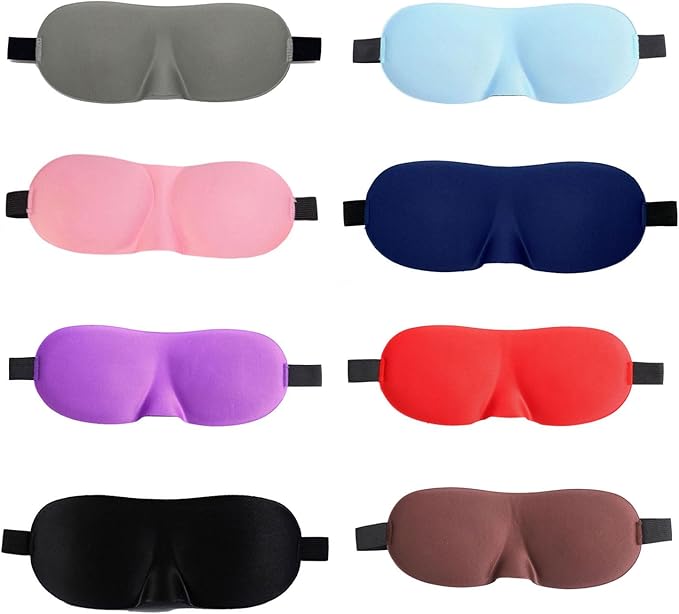 Soft Ergonomic Eye Cover Lightproof Knits Portable for & Sensitive Skin Comfort Breathable Eye