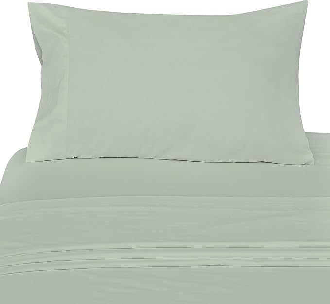 ROYALE LINENS Bamboo Viscose Queen Sheet Set - Cooling Bed Sheet Set - 1 Fitted, 1 Flat & 2 Pillowcase - Fits Up to 16" - Organic Viscose Derived from Bamboo - Bedding Sheet Set (Queen, Dewkist)