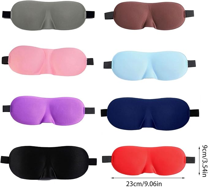 Soft Ergonomic Eye Cover Lightproof Knits Portable for & Sensitive Skin Comfort Breathable Eye