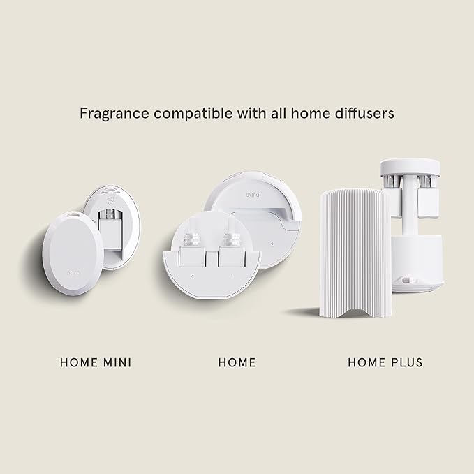Pura & Mersea Home Scent Refill - Smart Home Air Diffuser - Hours of Luxury Fragrance per Refill - Clean & Safe Pura Diffuser Refills - Voyager (2 Pack)