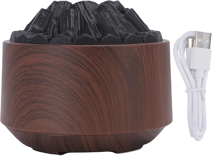 AYNEFY Fragrance Diffuser Oils 300ML USB Powered Mini Humidifier with Mystical/Fantasy Effect Dual Mist Modes and Super Quiet Operation Under 35dB for Home Bedroom Office Diffusers for (Dark Wood