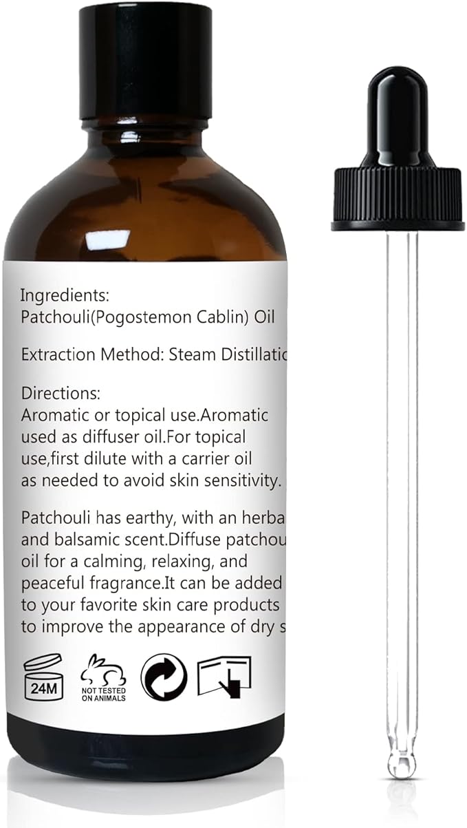GM Gumili Myrrh Essential Oil, 100% Pure Myrrh Oil for Skin Care, Home Oil Diffuser, Homemade Recipes - 100ml