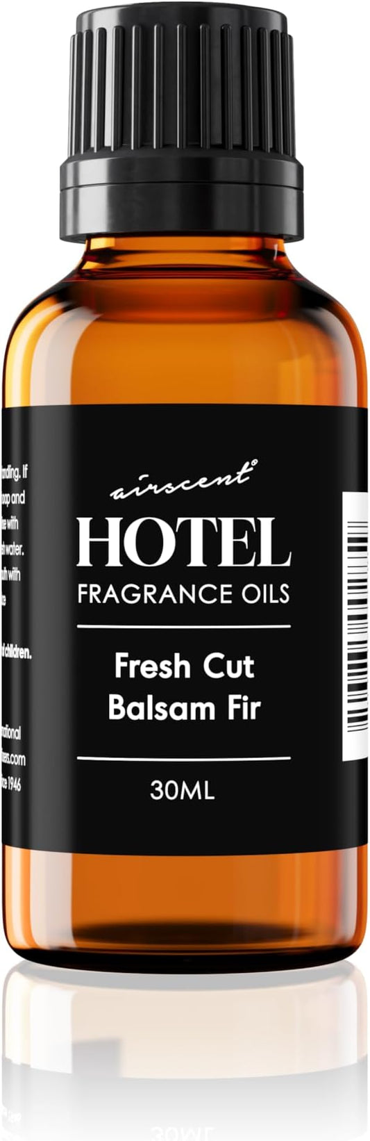AirScent Fresh Cut Balsam Fir Diffuser Oil - Premium Balsam Fir Fragrance Oil for Ultrasonic and Waterless Diffusers and Crafting - 30 mL, 1 fl oz Glass Dropper Bottle - Christmas Tree Scents