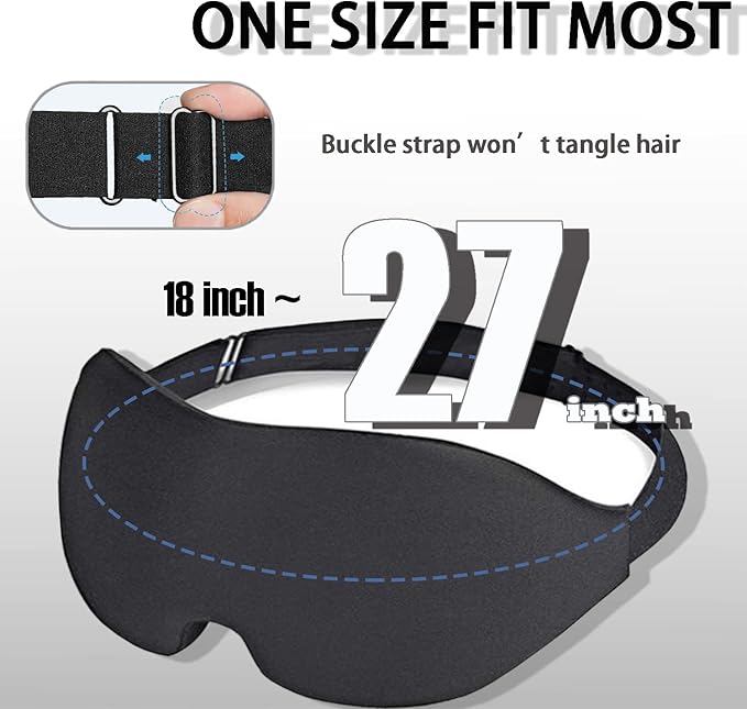 Eye Mask for Lash Extensions, Sleep Mask for Lash Extensions for Women Men, Zero Eye Pressure 3D Contoured Lash Extension Sleep Mask, Lash Protector Breathable Soft Shade Cover for Travel Yoga Nap