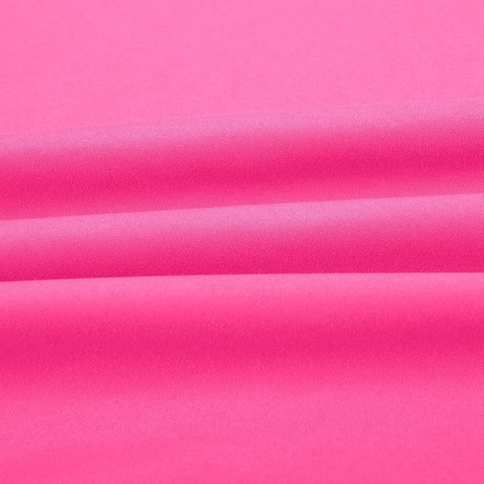 Sfoothome Queen Sheets Set - Hotel Luxury 4-Piece Bed Set, Extra Deep Pocket, 1800 Series Bedding Set, Wrinkle & Fade Resistant, Sheet & Pillow Case Set (Queen, Hot Pink)