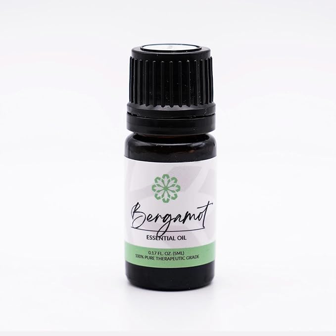 Essence Bergamot Essential Oil, 5 ml | Aromatherapy Oil for Diffusers & Personal Use | Natural Fragrance for Relaxation, Clarity & Wellness | Made in USA | Citrus Scent
