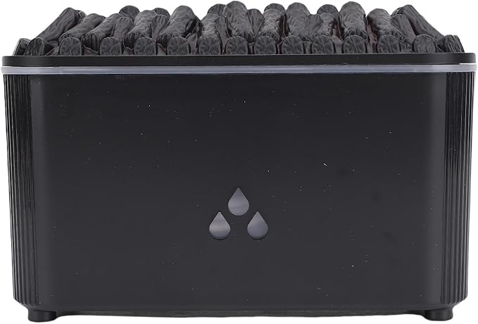 Essential Oil Diffuser with 160ml Tank, 8 Hour LED Night Light, 35dB Quiet Auto Shut Off Humidifier for Bedroom, Home, Office, Yoga (Black)