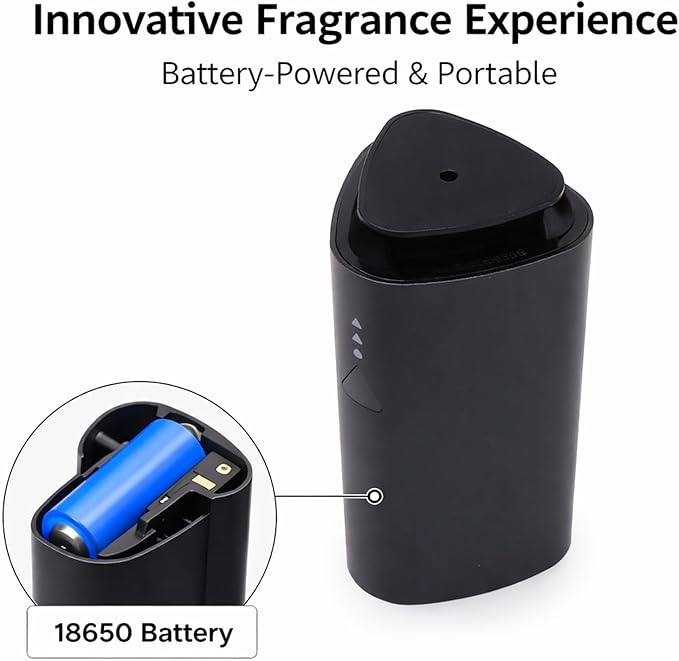 Essential Oil Diffuser, Quiet Electric Humidifier, ABS Material, Portable for Home, Hotel, Yoga Room - Purifies and Moisturizes Air, Low Noise Operation