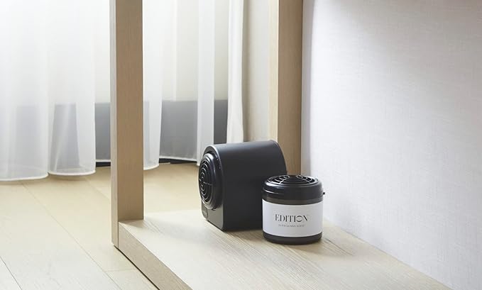 EDITION Hotel Scent Diffuser Set | Waterless Scent Machine and Cartridge | Adjustable Intensity & Timer | Signature Hotel Fragrance | Black Tea, Sicilian Bergamot, and Cedarwood | Up to 300 Hours