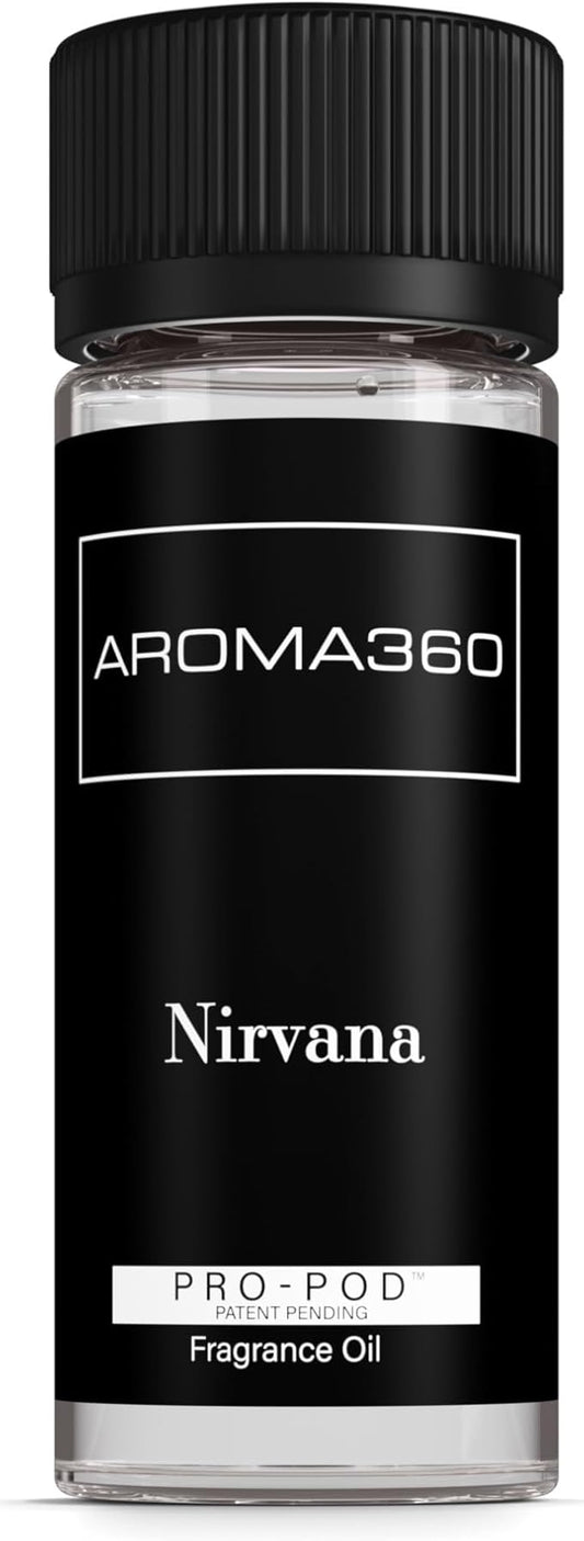 Aroma360 - Nirvana Pro Pod 50ML Fragrance Oil Blend - Hotel Inspired for Luxury Essential Oil Diffusers - Lemon, Jasmine, Ginger, and Sandalwood