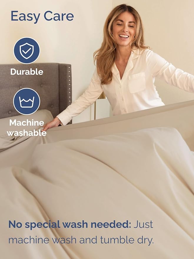 Extra Deep King Sheet Set - 6 Piece Breathable and Cooling Sheets - Hotel Luxury Bedding for Women, Men, Kids & Teens - Easy & Secure Fit - Soft, Wrinkle Free and Comfy - Extra Deep Pockets - Wheat