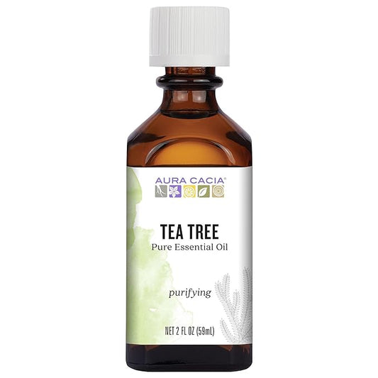 Aura Cacia - Pure Tea Tree Essential Oil | Purity Certified | 2 fl. oz.
