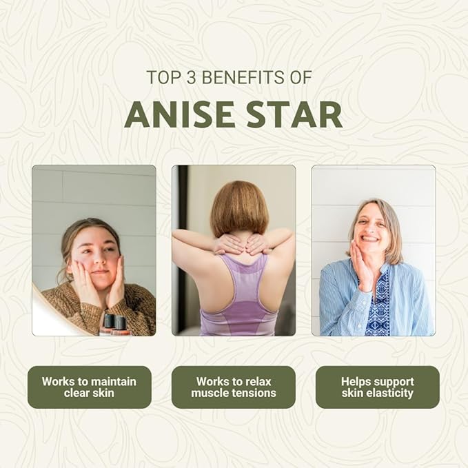 Star Anise Essential Oil - Direct from Malagassi Essential Oils - Premium Star Anise Seed Oil for Aromatherapy, Diffuser, Candle, Soap, Skin and Hair (8oz)