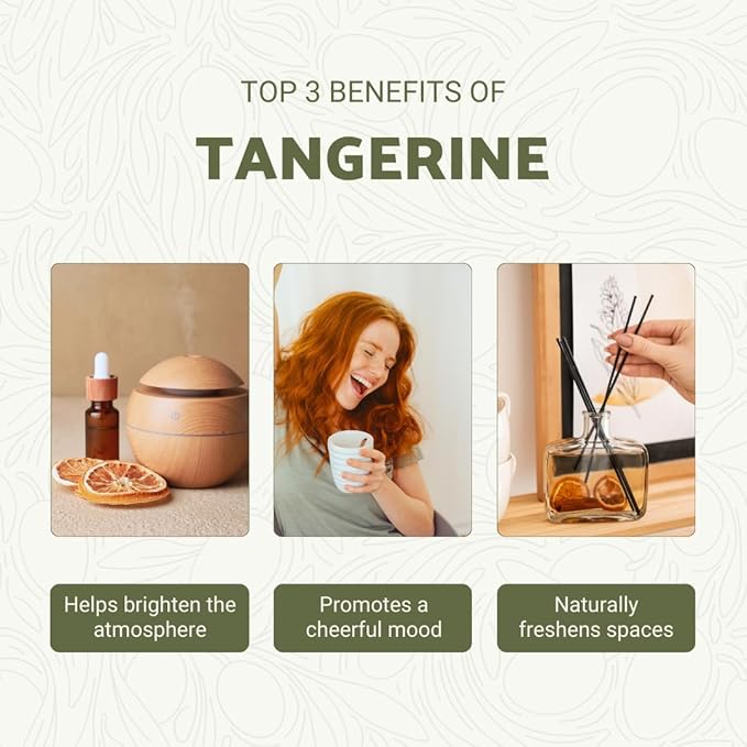 Tangerine Essential Oil - Direct from Citrusmade Italy - Cold Pressed - Aceite Esencial de Mandarina for Aromatherapy, Massage, Diffuser, DIY Candle and Soap Making - 22lbs
