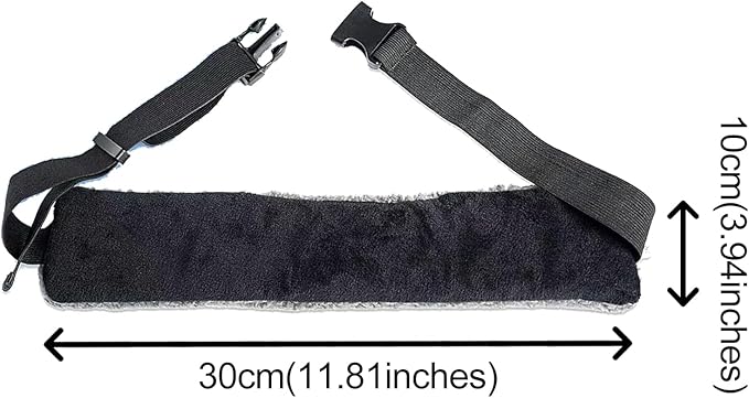Travel Pillow Neck Pillow Alternative - Soft Lightweight Airplane Head Straps and Car Support Band, Travel Essentials for Long Flights or Car Ride, Can Be Used as Sleep or Travel Eye Mask (2 Pack)