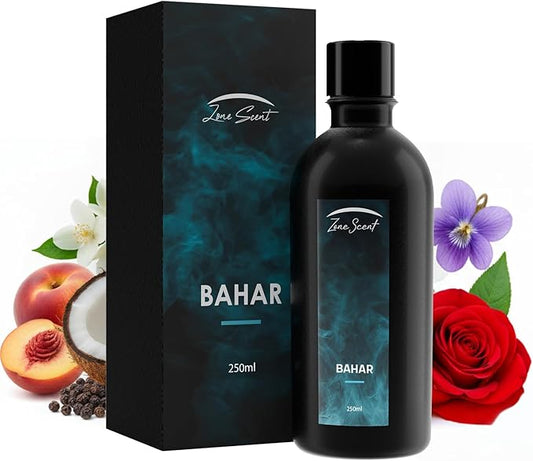 Bahar Essential Oil for Diffusers - Premium Aromatherapy Oil Set for Home and Hotel, Scented Diffuser Oils Scents, Eco-Friendly and Safe for Family and Pets, Pura Diffuser Refills 250ml