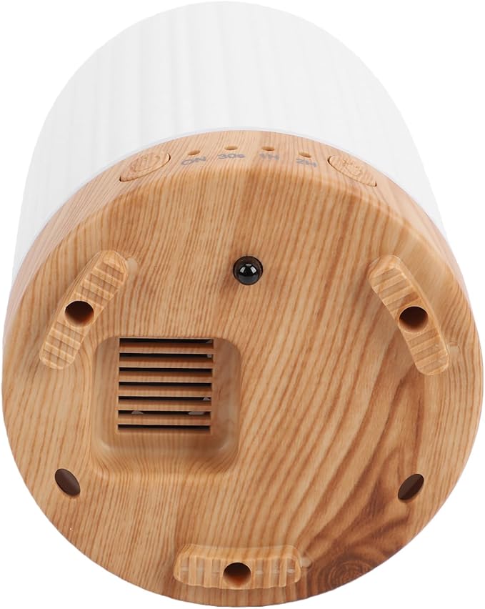 Haofy 200ML Essential Oil Diffuser Quiet Ultrasonic Aromatherapy Diffuser with Wood Grain Base 7 Color LED Lights Auto Shut Off for Bedroom Home Office Yoga Studio