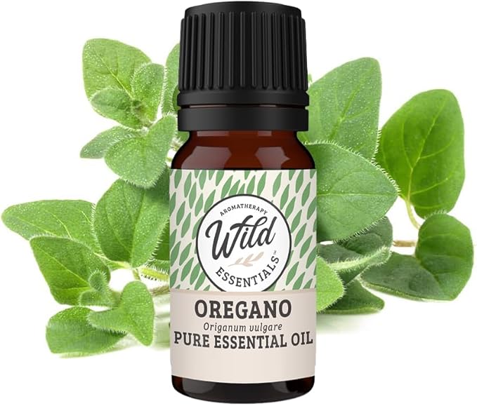 Wild Essentials Oregano 100% Pure Essential Oil - 10ml, Therapeutic Grade, Made and Bottled in The USA, Calming