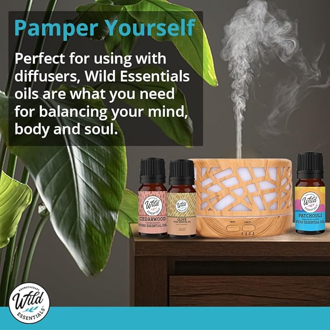 Wild Essentials Tangerine 100% Pure Essential Oil - 10ml, Therapeutic Grade, Made and Bottled in The USA, Uplifting, Calming