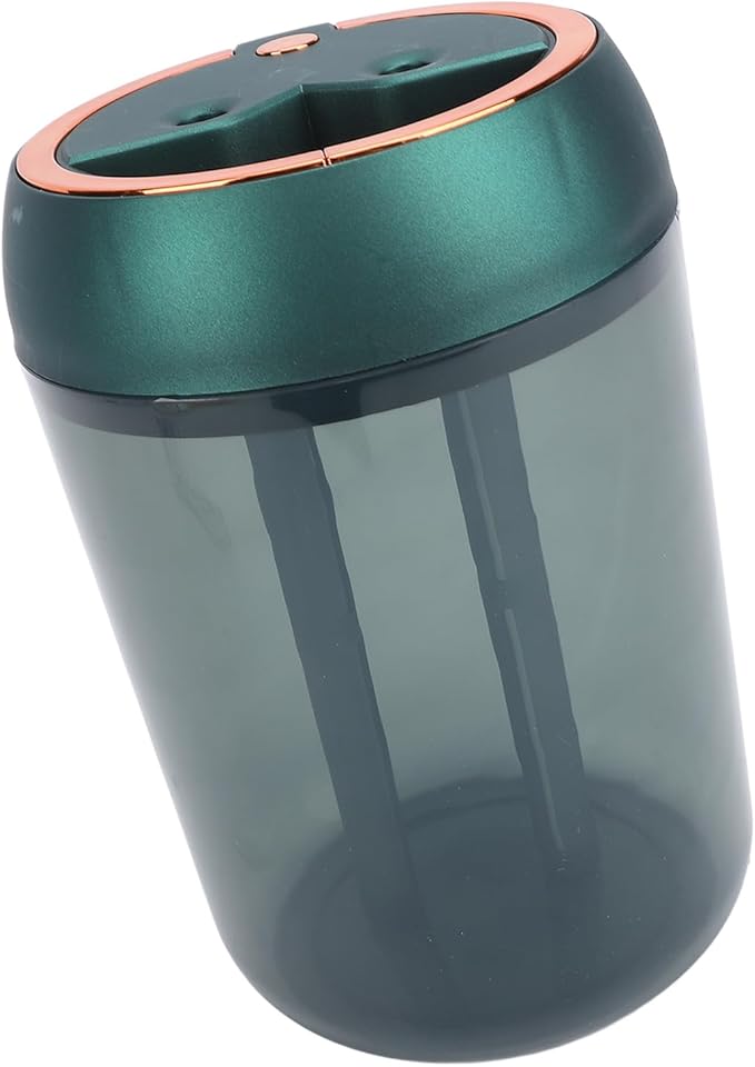 Zunate 2L Desktop Humidifier, Cool Mist Dual Nozzle Ultrasonic Air Diffuser with 3 Mist Modes and Colorful Night Light for Bedroom Office Travel, USB Powered