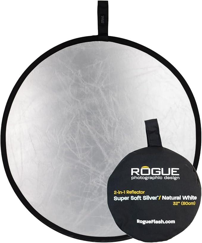Rogue 32" Silver Reflector + Rogue 32" Diffuser