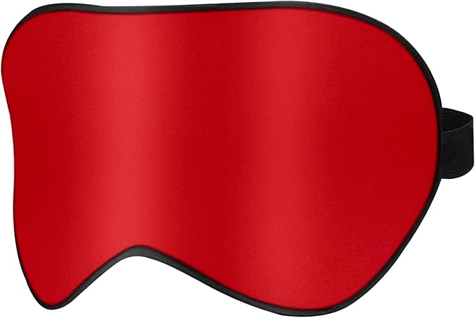 Silk Eye Mask for Men Women, Comfortable&Soft Sleep Mask with Adjustable Strap to Block Light, Ultimate Sleeping Aid/Blindfold,Super Smooth Eye Shade Cover