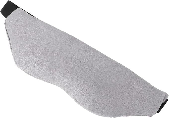 PartyKindom 1PC Adjustable Grey Eye Mask Portable Blindfold for Sleep and Rest for Travel Home and Light Sensitivity Relief