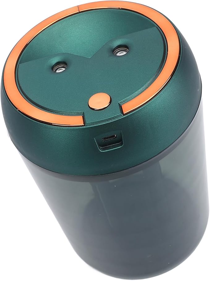 Zunate 2L Desktop Humidifier, Cool Mist Dual Nozzle Ultrasonic Air Diffuser with 3 Mist Modes and Colorful Night Light for Bedroom Office Travel, USB Powered