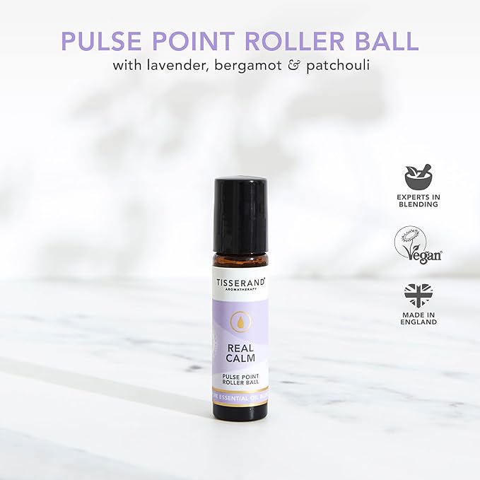 Tisserand Aromatherapy - Real Calm Pulse Point Roller Ball, 10 ml