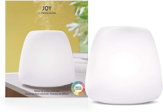Pranarom - Essential Oil Diffuser - Stylish & Modern Home Essential Oil & Water Vapor Diffusing Device with Various Operating & Light Display Features (Joy)