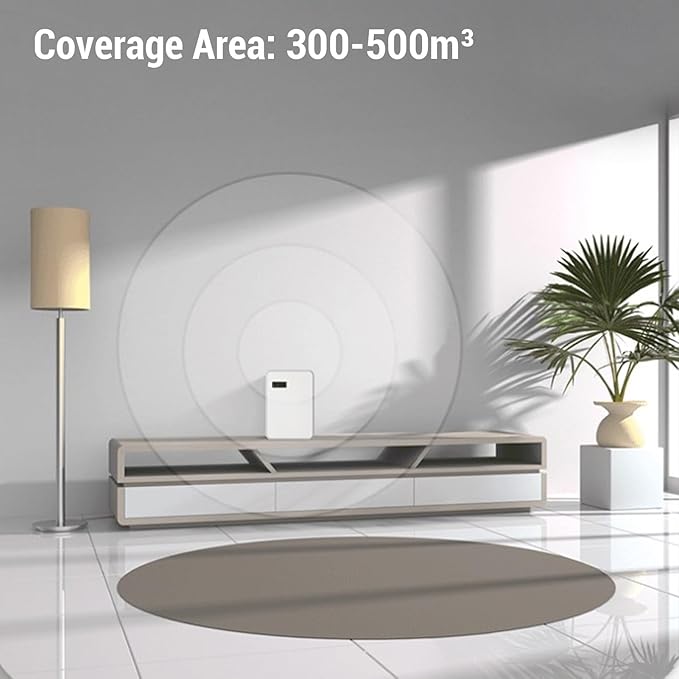 Waterless Aromatherapy Diffuser, Low Noise Smart Scent Air Machine, 5 Modes Essential Oil Diffuser Fragrance Machine, 150ml Capacity, for for Home, Hotel, Office, Spa (US Plug)