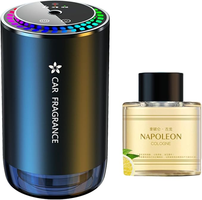 Worparsen Mist Ultrasonic Humidifier Car Fragrance Diffuser Sure Here's A Product Title for Listing Air Freshener with Colorful Light Rechargeable Auto Gulong