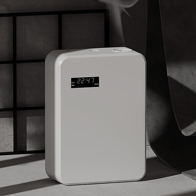 Waterless Aromatherapy Diffuser, Low Noise Smart Scent Air Machine, 5 Modes Essential Oil Diffuser Fragrance Machine, 150ml Capacity, for for Home, Hotel, Office, Spa (US Plug)