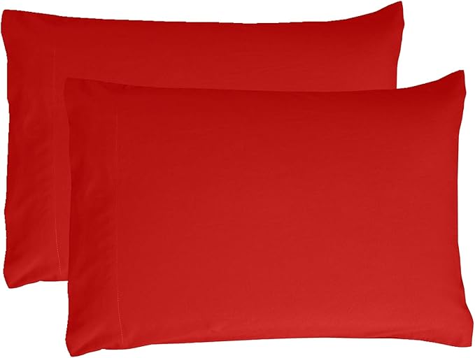 Sfoothome King Sheets Set - Hotel Luxury 4-Piece Bed Set, Extra Deep Pocket, 1800 Series Bedding Set, Wrinkle & Fade Resistant, Sheet & Pillow Case Set (King, Red)