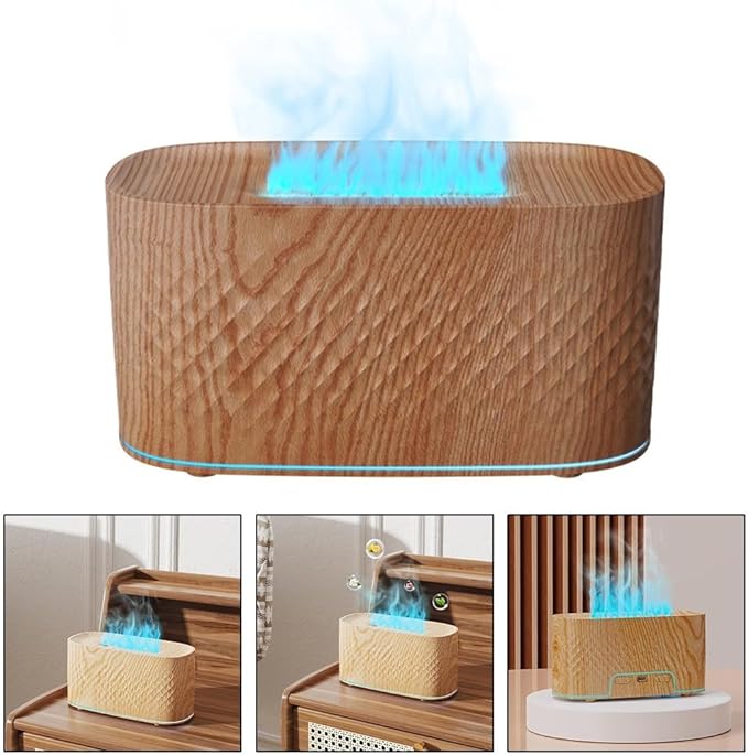 160ml Essential Oil Diffuser with Auto Shut Off and 7 Color Night Lights, Provides Continuous and Intermittent Spray Modes for Home and Office