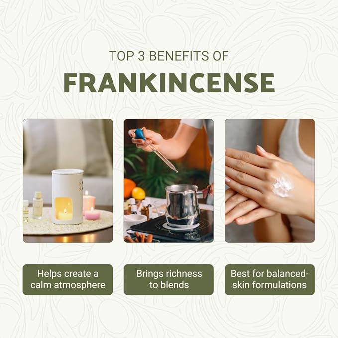Frankincense Essential Oil - Direct from Madhya Pradesh, India - Pure Essential Oil for Diffusers and Aromatherapy | 100% Pure Therapeutic Grade Natural Aceite de Incienso (22lbs)