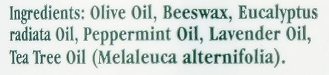 Tea Tree Therapy Eucalyptus Australian Chest Oil, Lavender Peppermint and Tea Tree, 2 Ounce,80050