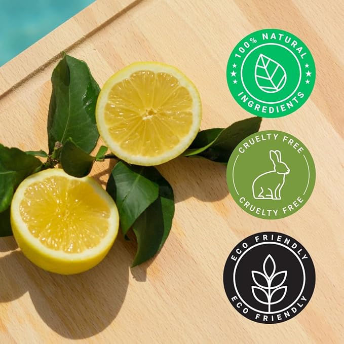Lemon Essential Oil – 32 fl oz (946 ml) Aluminum Bottle w/Plug Cap – 100% Pure Essential Oil – GreenHealth
