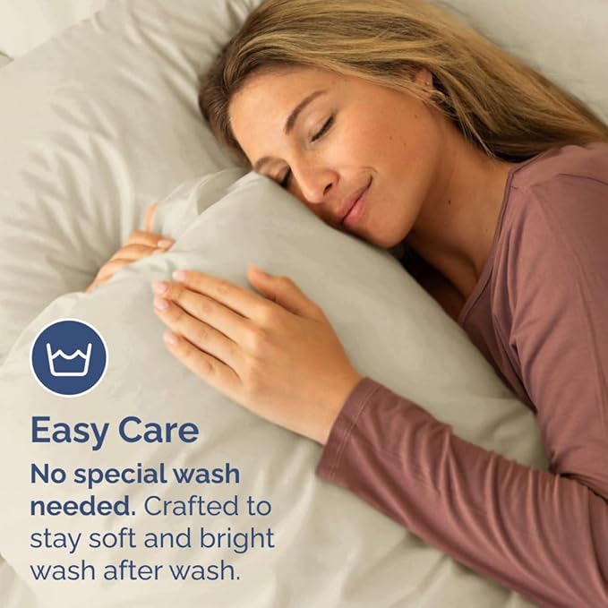 Standard Pillow Cases Set of 2 - Ultra-Soft Hotel Quality Pillowcase Covers - Comfy & Wrinkle Free - Stain and Fade Resistant - Machine Washable Pillow Protectors - 2 Piece Set - Standard Size Wheat