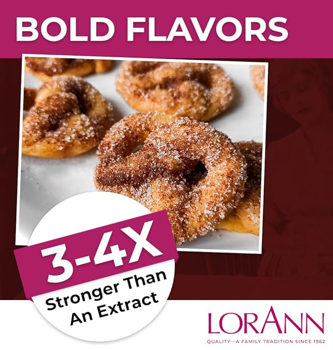 LorAnn Oils Super Strength Flavoring - Used For Candy Making, Flavoring Extracts, Baking, Hard Candy, and Flavor Oils - Bold, Natural Flavors 4X Stronger Than Extracts - Cinnamon Oil, 1 fl oz