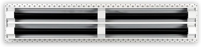 BUILDMART - 24x4 MUD-in Air Vent Cover - Drywall MUD in White Air Vent - MUD Linear Slot Diffuser - Register Grille for Ceiling and Walls - Texas Buildmart