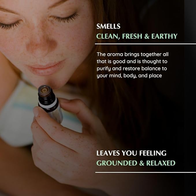 Californian White Sage Essential Oil Diffuser Blend by Aromafume | 3x10ml/0.33 fl oz | Aromatherapy Oil for Cleansing Negative Energy & Protection | Ethically sourced | Sage Oil for Smokeless Smudging