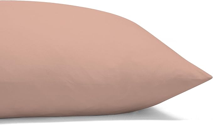 ROYALE LINENS 4 Piece King Sheets Set - Soft Brushed 1800 Microfiber Bedding - 1 Fitted and 1 Flat Sheet, 2 Pillow case - Wrinkle Free & Fade Resistant - Hotel Luxury Bed Sheets Set (Dusty Rose, King)
