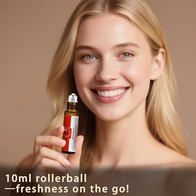 Strawberry Essential Oil – MLYNKL Strawberry Oils 4.33 fl oz for Diffusers, Humidifiers, Massage, DIY Candles, Soap, Cleaning, Home, Yoga, Office, Gifts - 130 ml